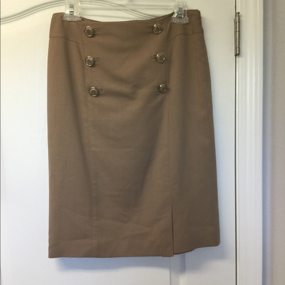 Ann Taylor Dresses & Skirts - ANN TAYLOR wool Camel double breasted look button
